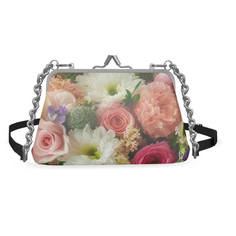 Flat Frame Bag/Heirloom Bloom Vintage Art Print