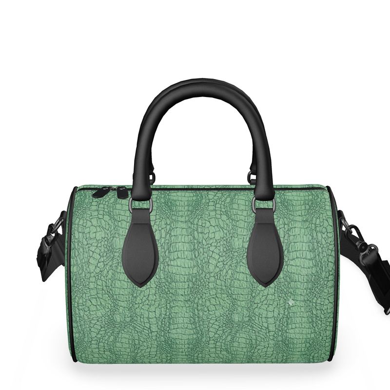 Mini Denbigh Duffle Bag/Emerald Isle Alligator Digital Art Print