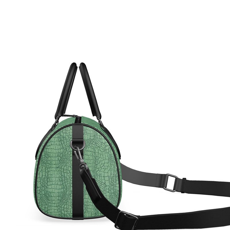 Mini Denbigh Duffle Bag/Emerald Isle Alligator Digital Art Print