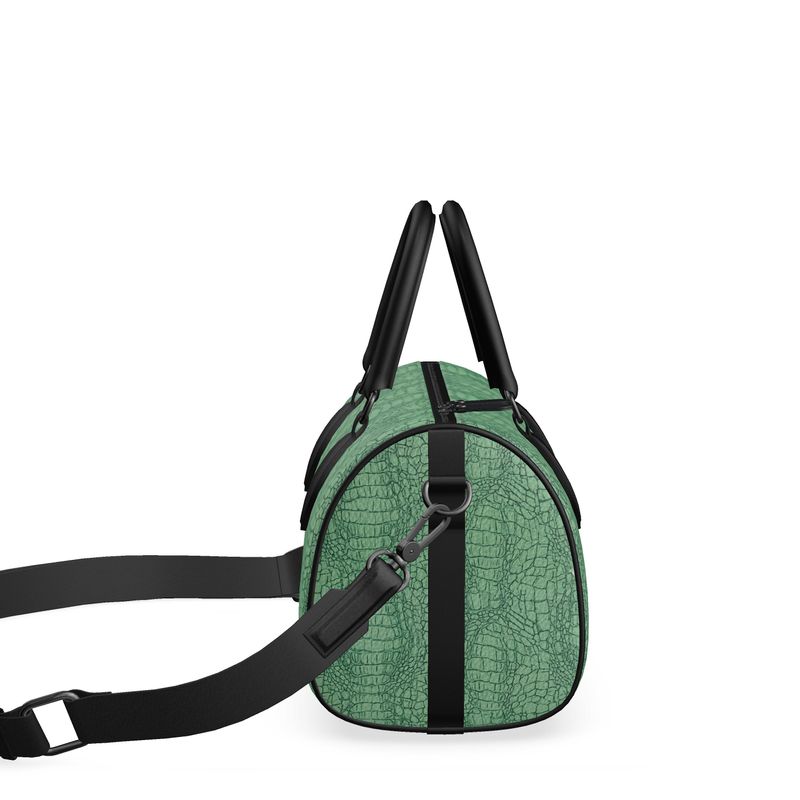 Mini Denbigh Duffle Bag/Emerald Isle Alligator Digital Art Print