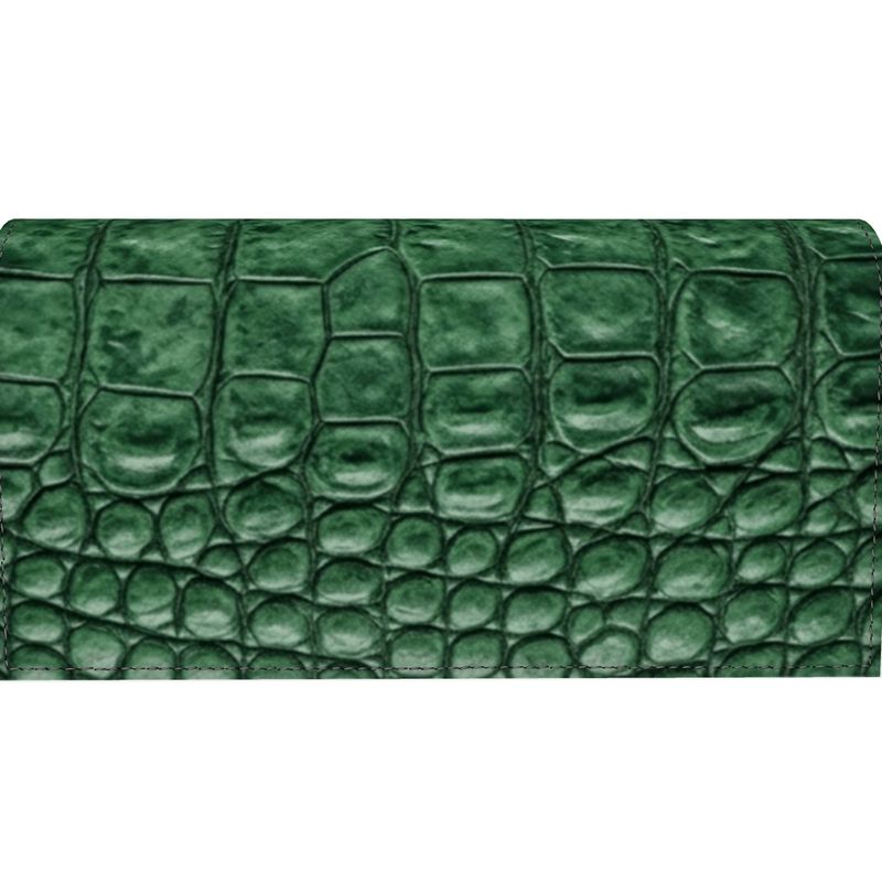 Classic Croc Digitally Printed Leather Kenway Evening  Bag
