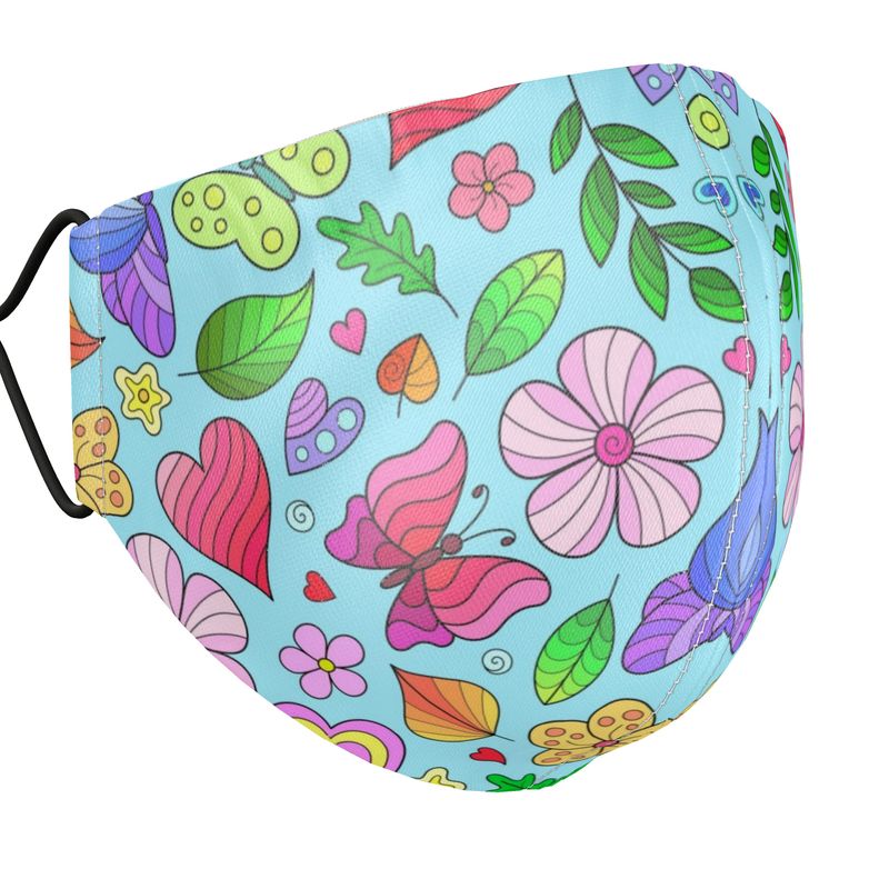 Silk Face Masks/Carrington Digital Art Print